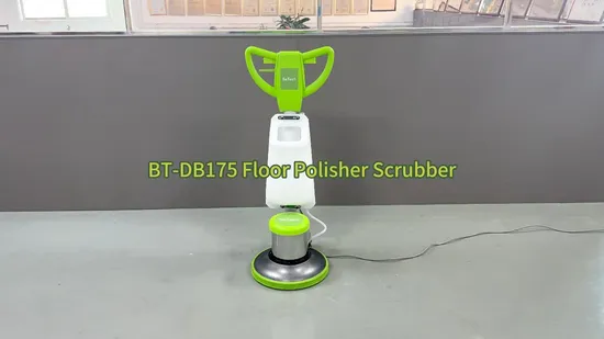 Single Disc Scrubber Floor Polisher & Washing Machine Multi-Function Carpet Cleaning Hand Push for Restaurant Industries